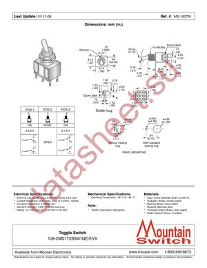 108-2MD1T2B3M1QE-EVX datasheet  